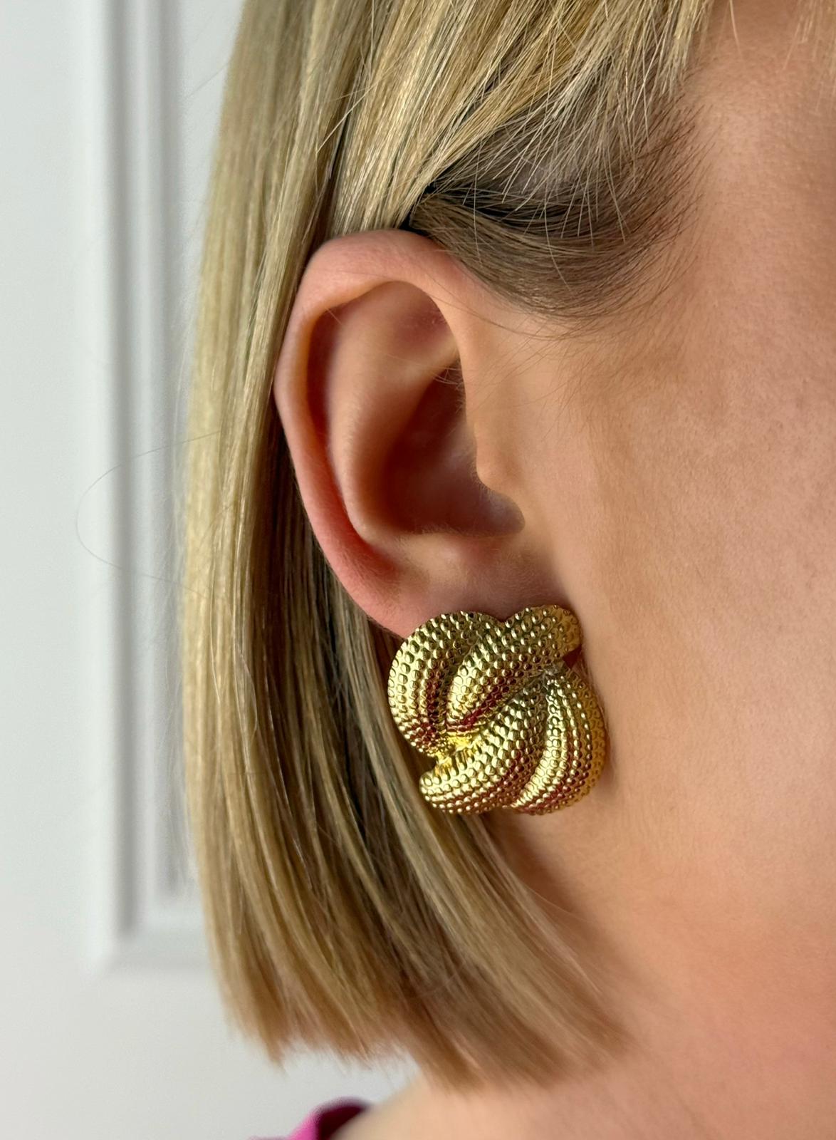 Boucles d’oreilles Pucilia en acier inoxydable