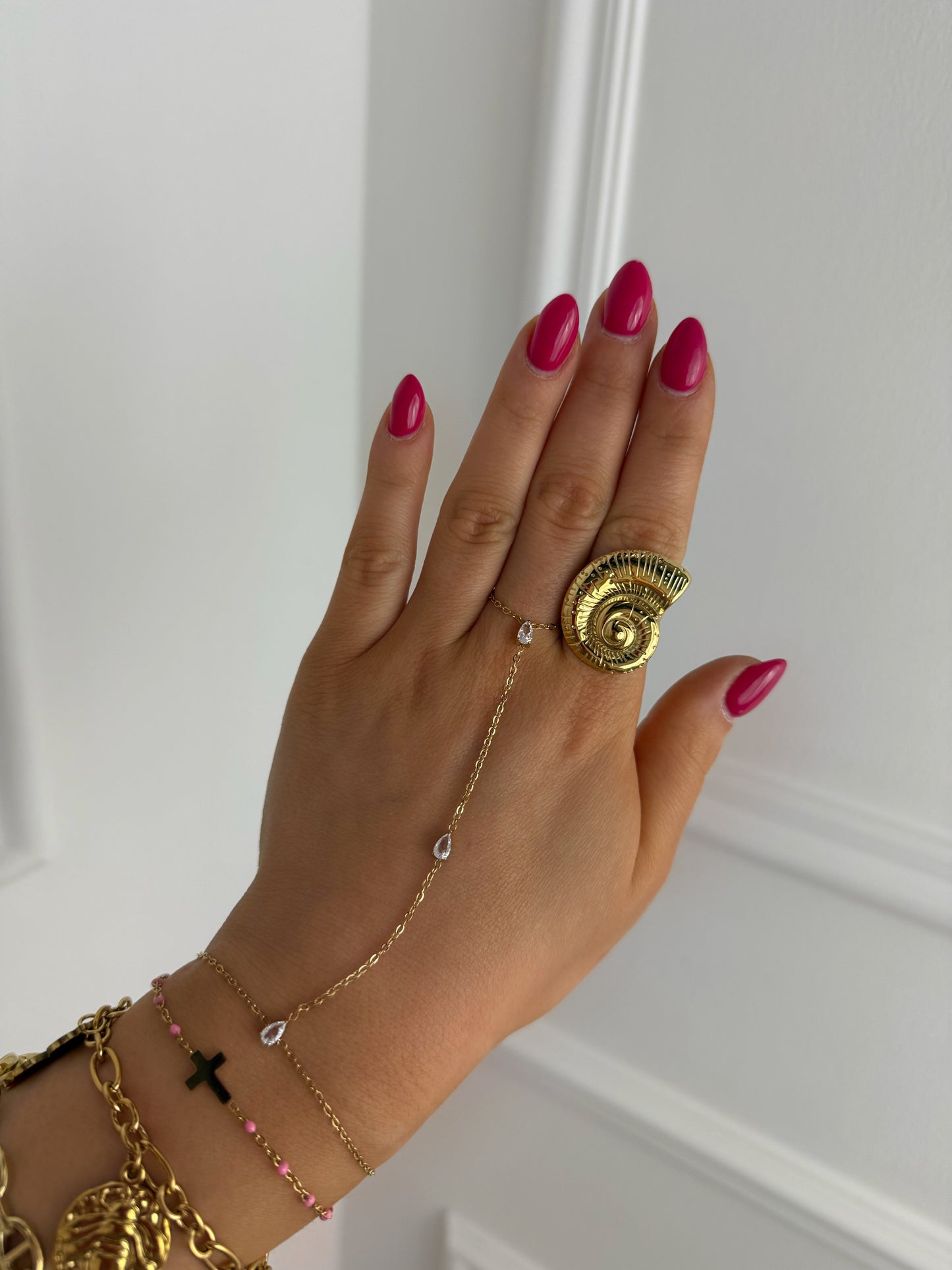 Bague Hello en acier inoxydable