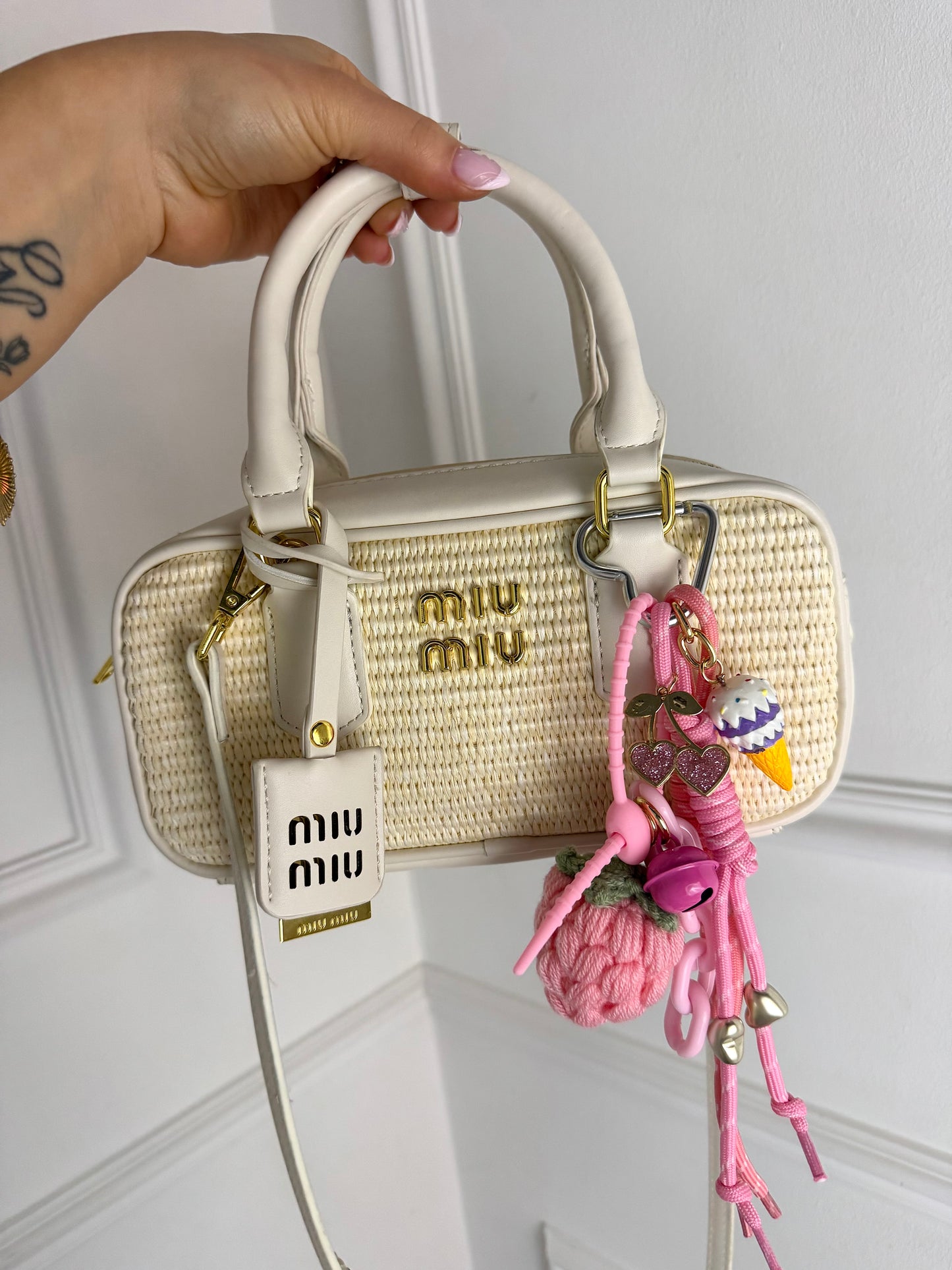 Grigri de sac ananas rose