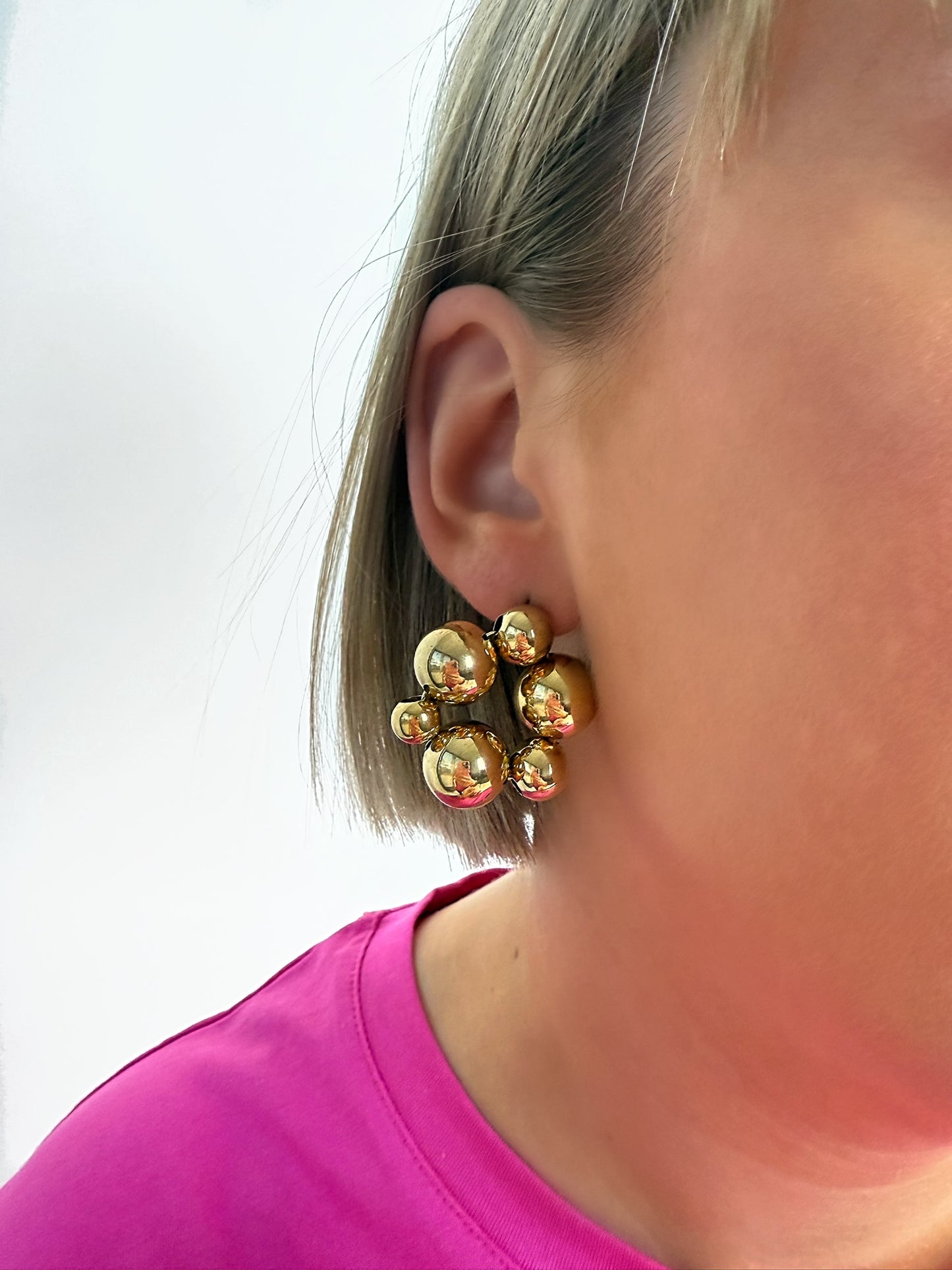 Boucles d’oreilles Maelle en acier inoxydable