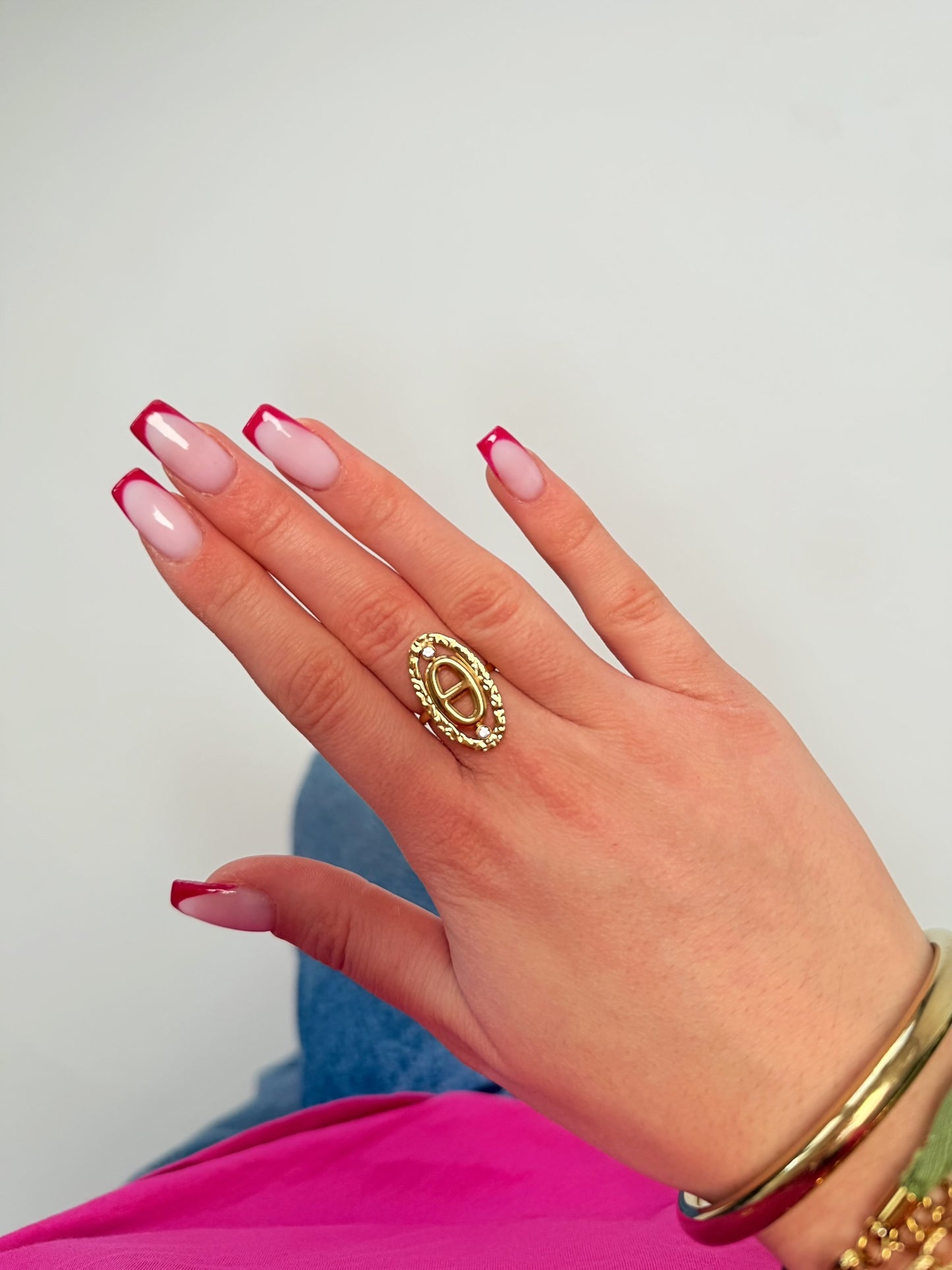Bague Aïcha en acier inoxydable