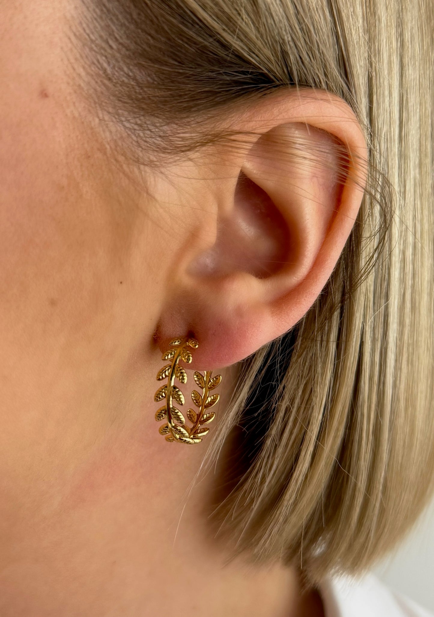 Paire de boucles d’oreilles Ursula en acier inoxydable