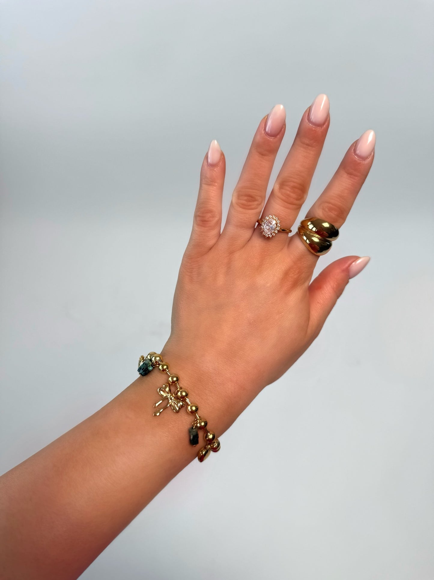 Bracelet breloques Tess en acier inoxydable