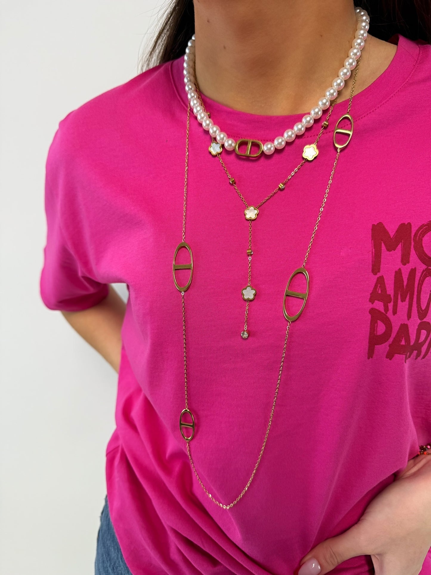 Collier Amandine en acier inoxydable