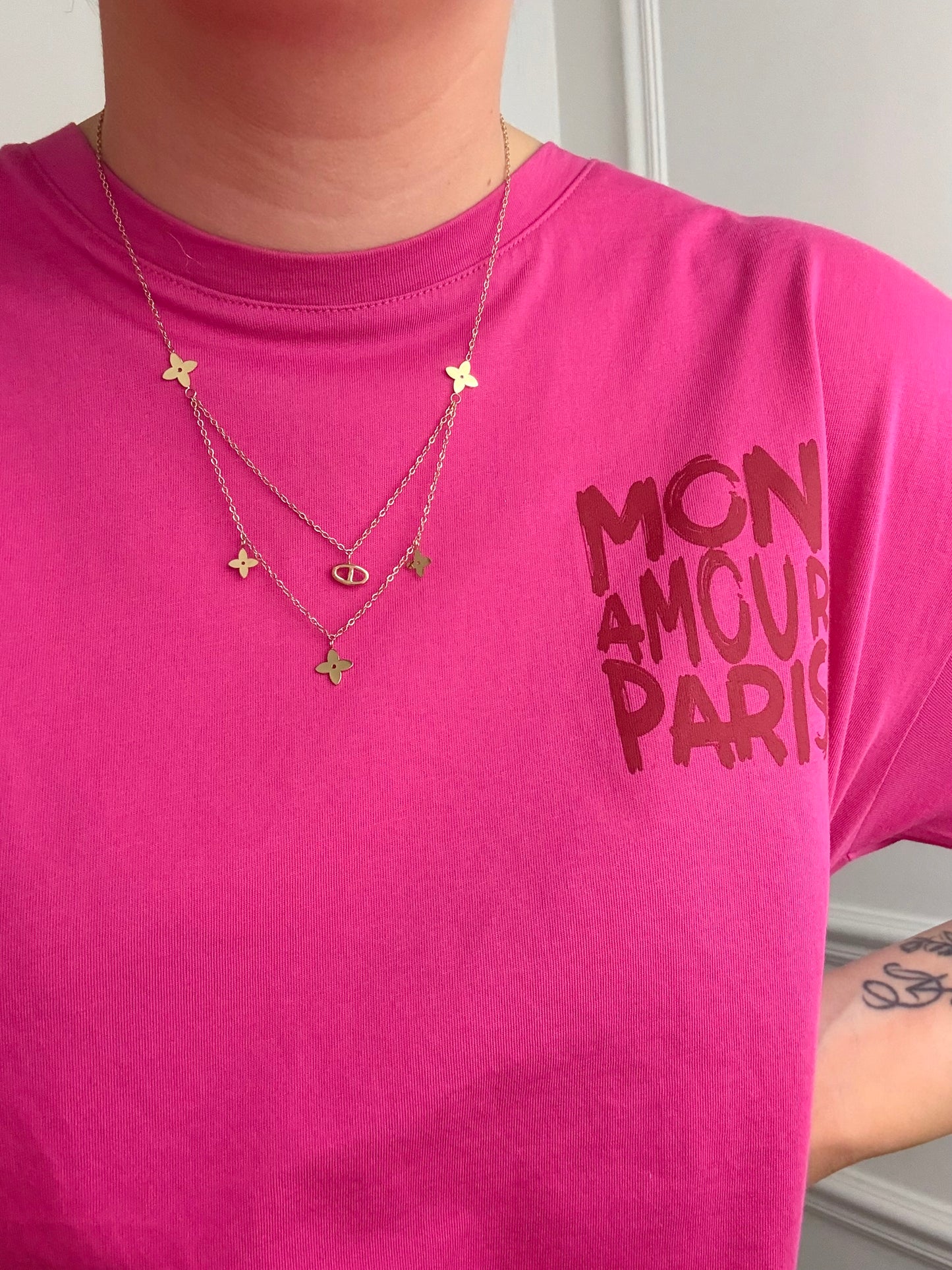 Collier double H en acier inoxydable