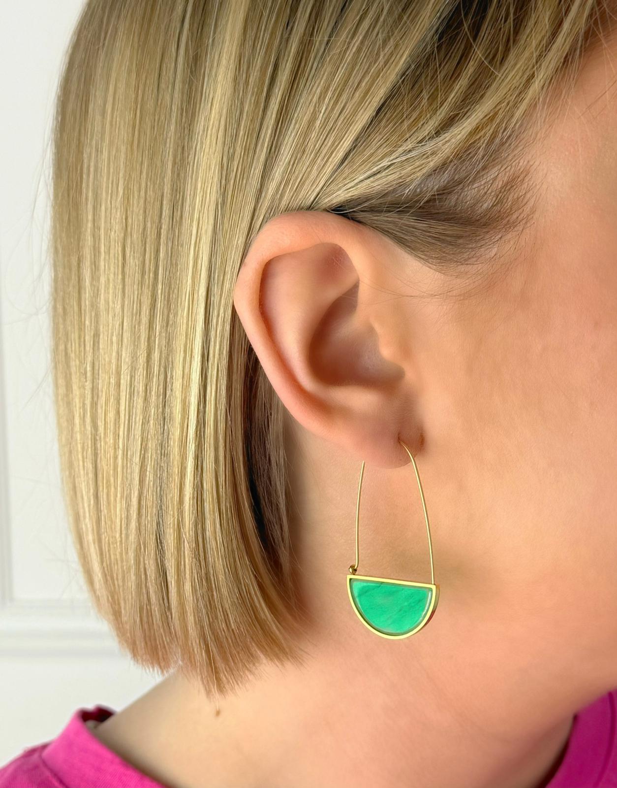 Boucles d’oreilles Prulia en acier inoxydable