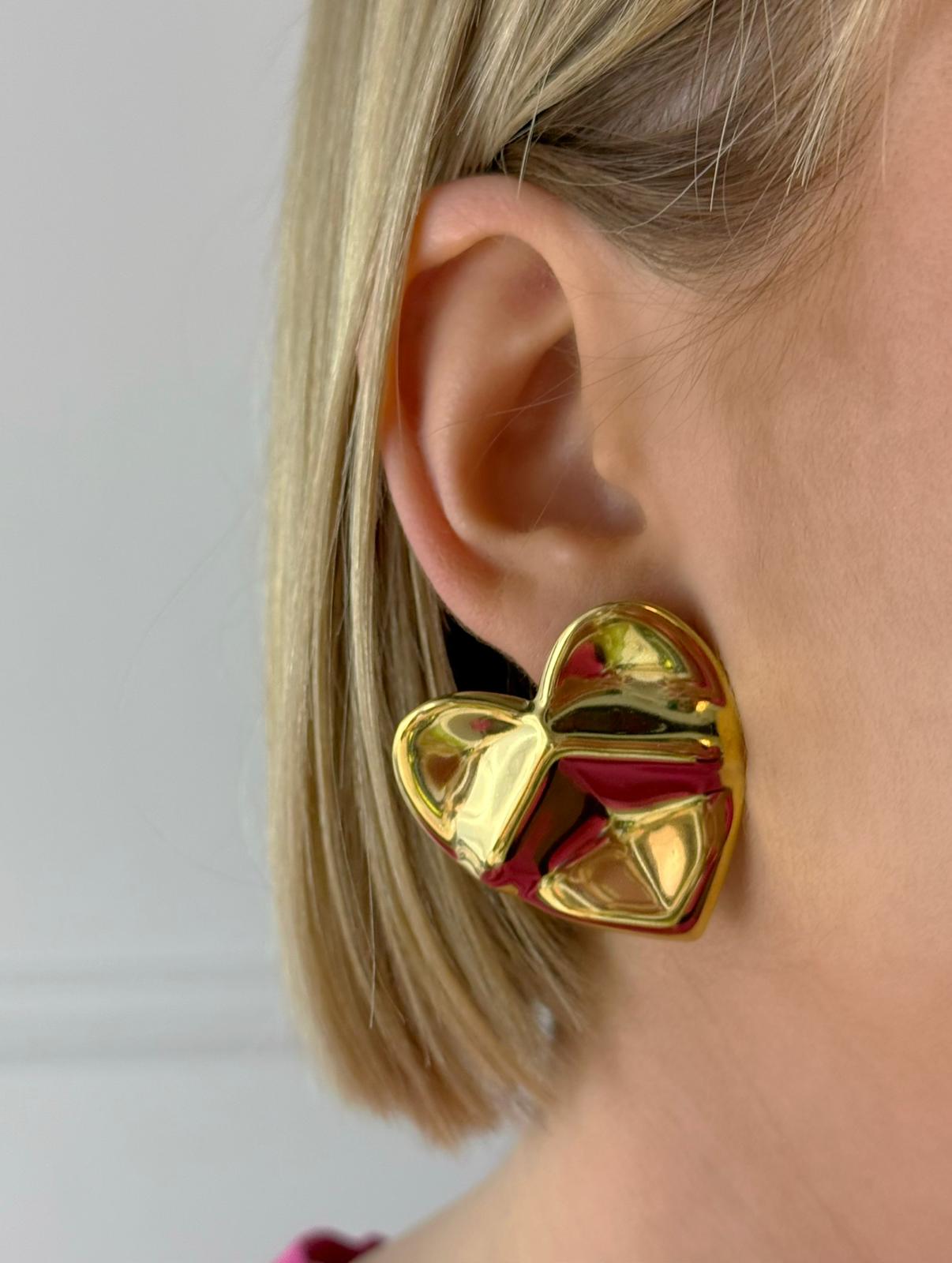 Boucles d’oreilles Heart en acier inoxydable