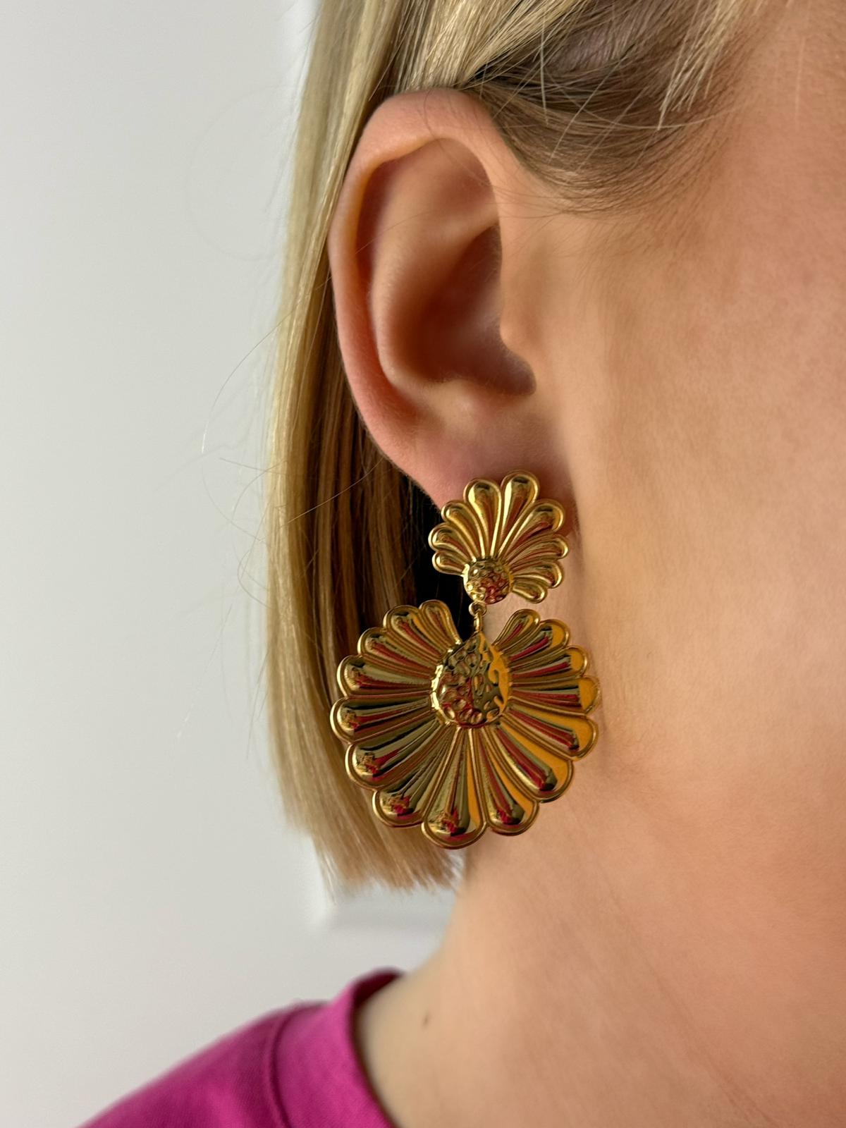 Boucles d’oreilles Cleo en acier inoxydable
