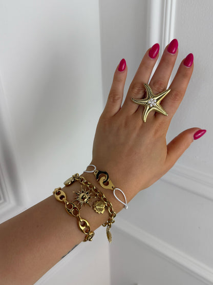 Bracelet maille en acier inoxydable