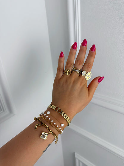 Bracelet breloques Ulus en acier inoxydable