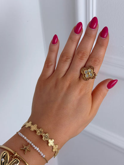 Bague Osca doré
