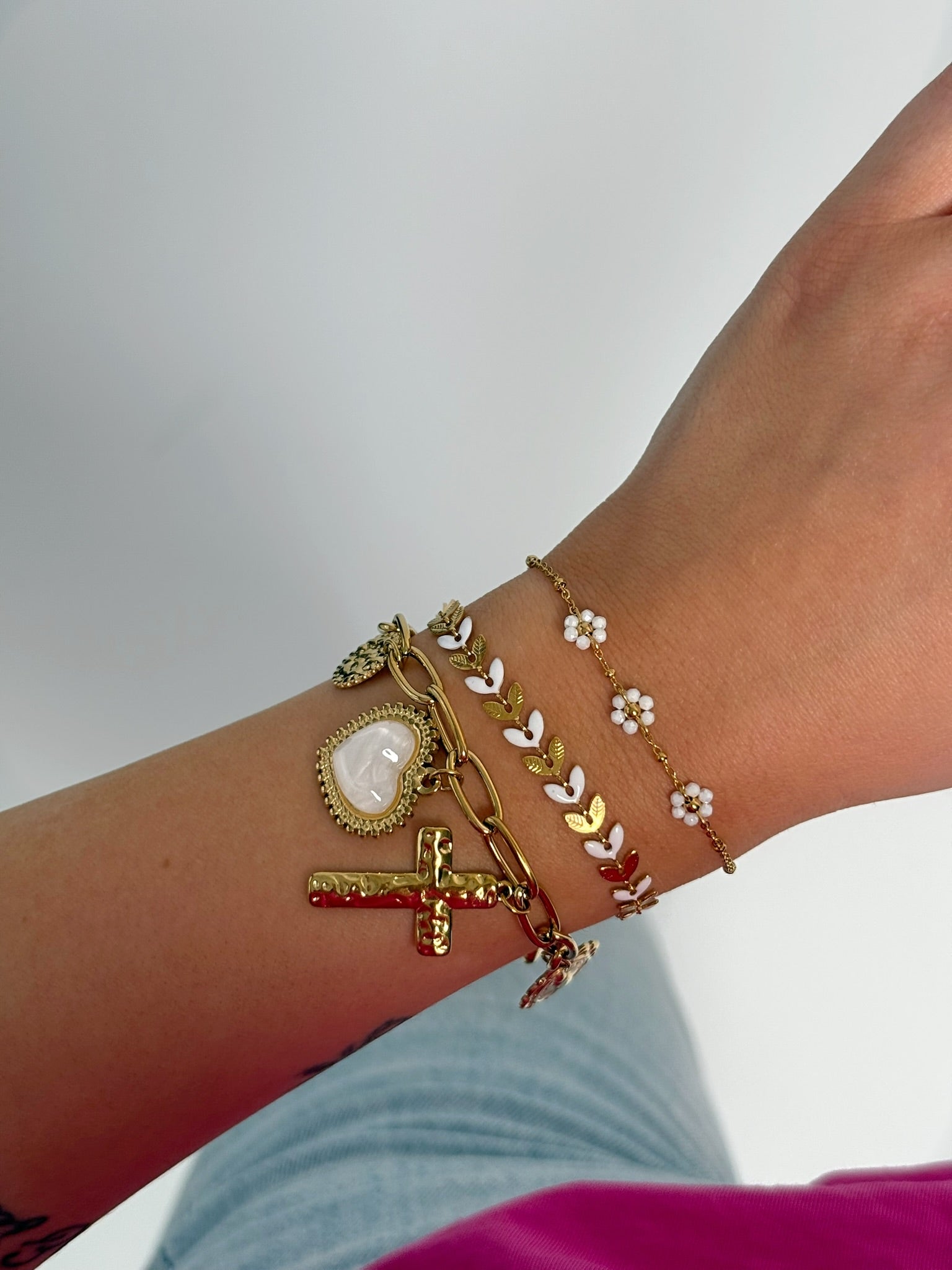 Bracelet Cassandre en acier inoxydable Mère & Fille Shop