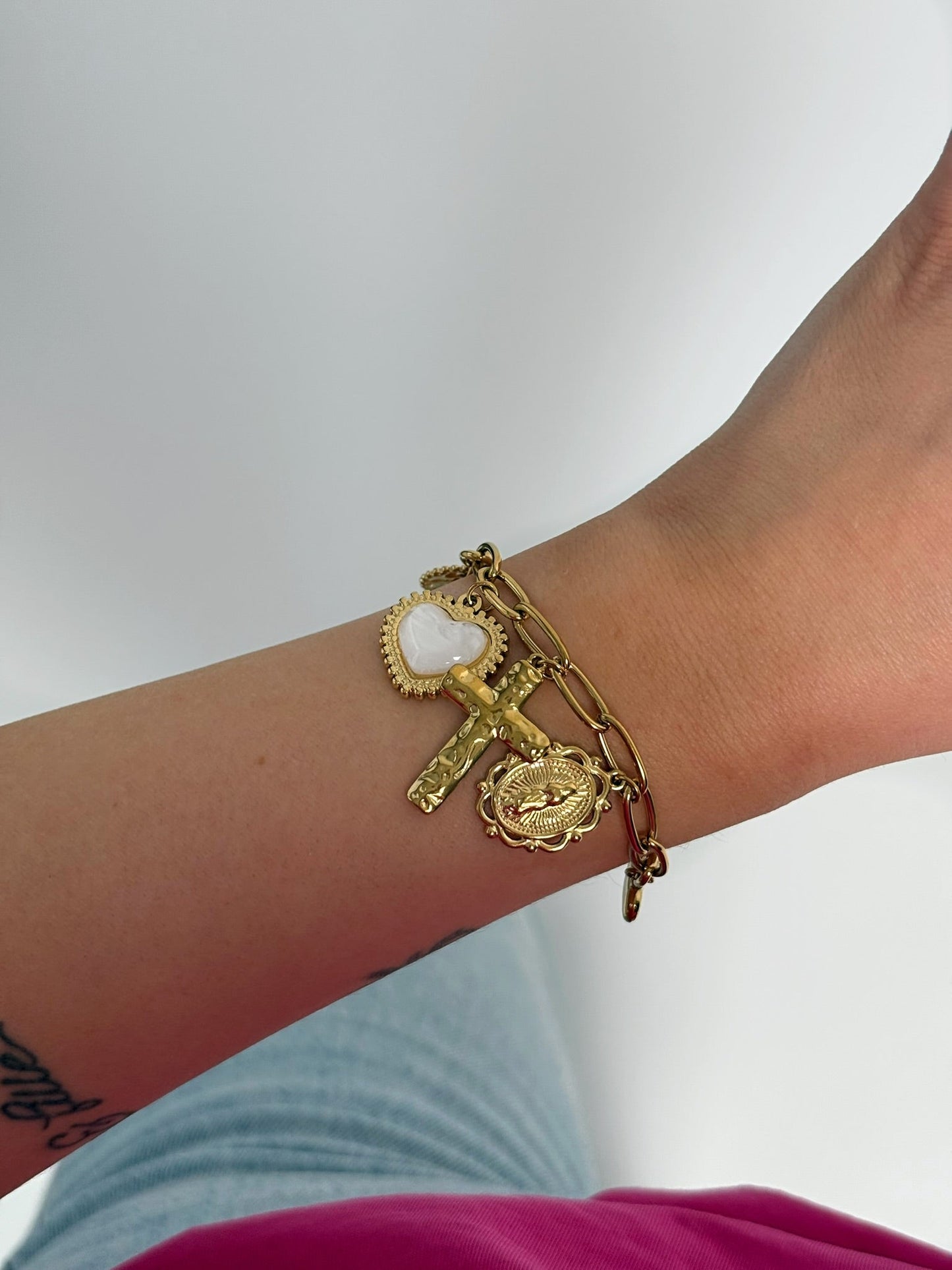 Bracelet Cassandre en acier inoxydable Mère & Fille Shop