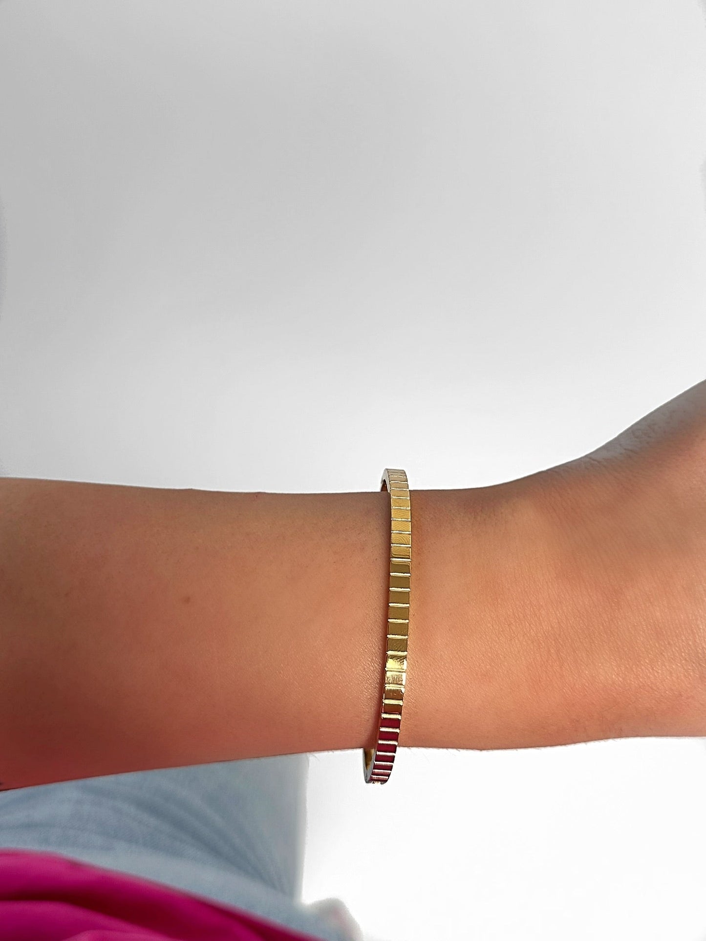 Jonc Jessy en acier inoxydable Mère & Fille Shop