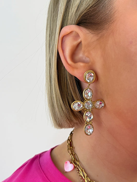 Boucles d'oreilles Alice en acier inoxydable Mère & Fille Shop