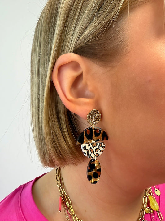 Boucles d'oreilles Dorothée en acier inoxydable Mère & Fille Shop