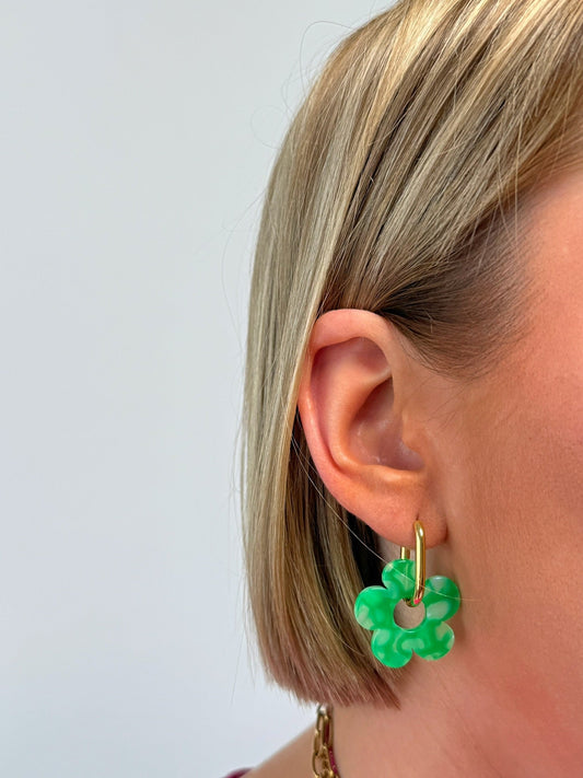 Boucles d'oreilles Sacha en acier inoxydable Mère & Fille Shop
