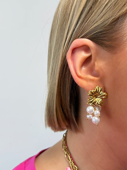Boucles d'oreilles Isia en acier inoxydable Mère & Fille Shop
