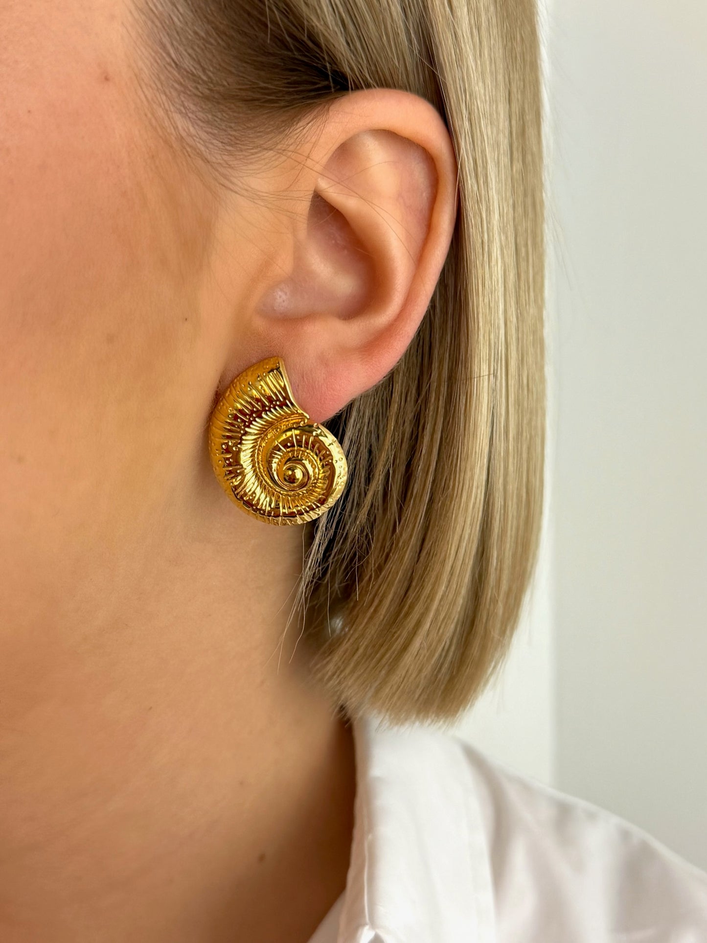 Paire boucles d’oreilles Elina en acier inoxydable