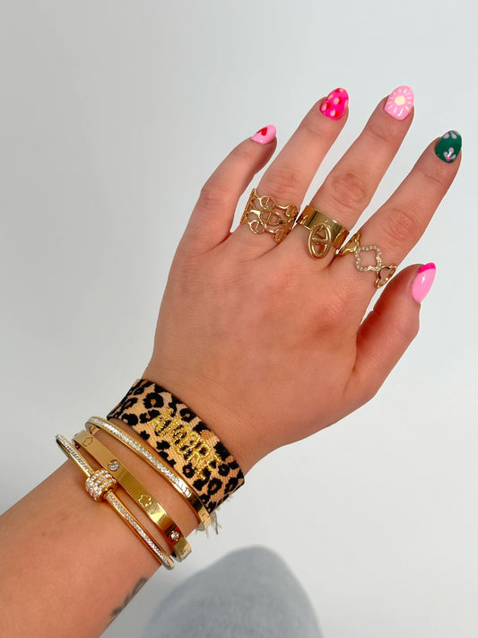 Bracelet tissu Amore Leo