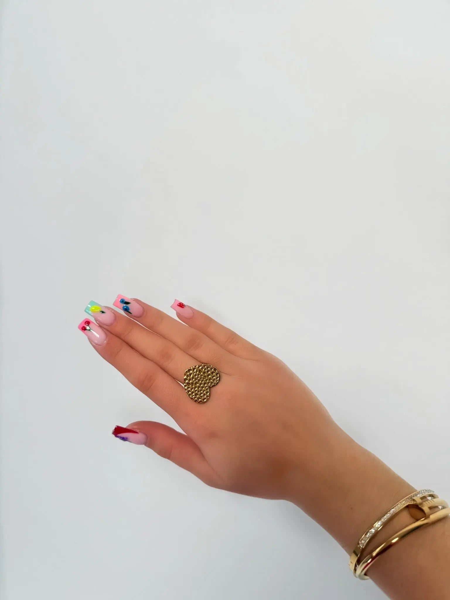Bague Love en acier inoxydable Mère & Fille
