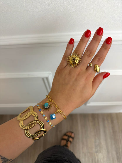 Bracelet chaîne a personnalisé en acier inoxydable