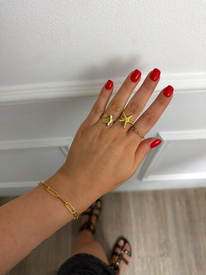 Bracelet chaîne a personnalisé en acier inoxydable