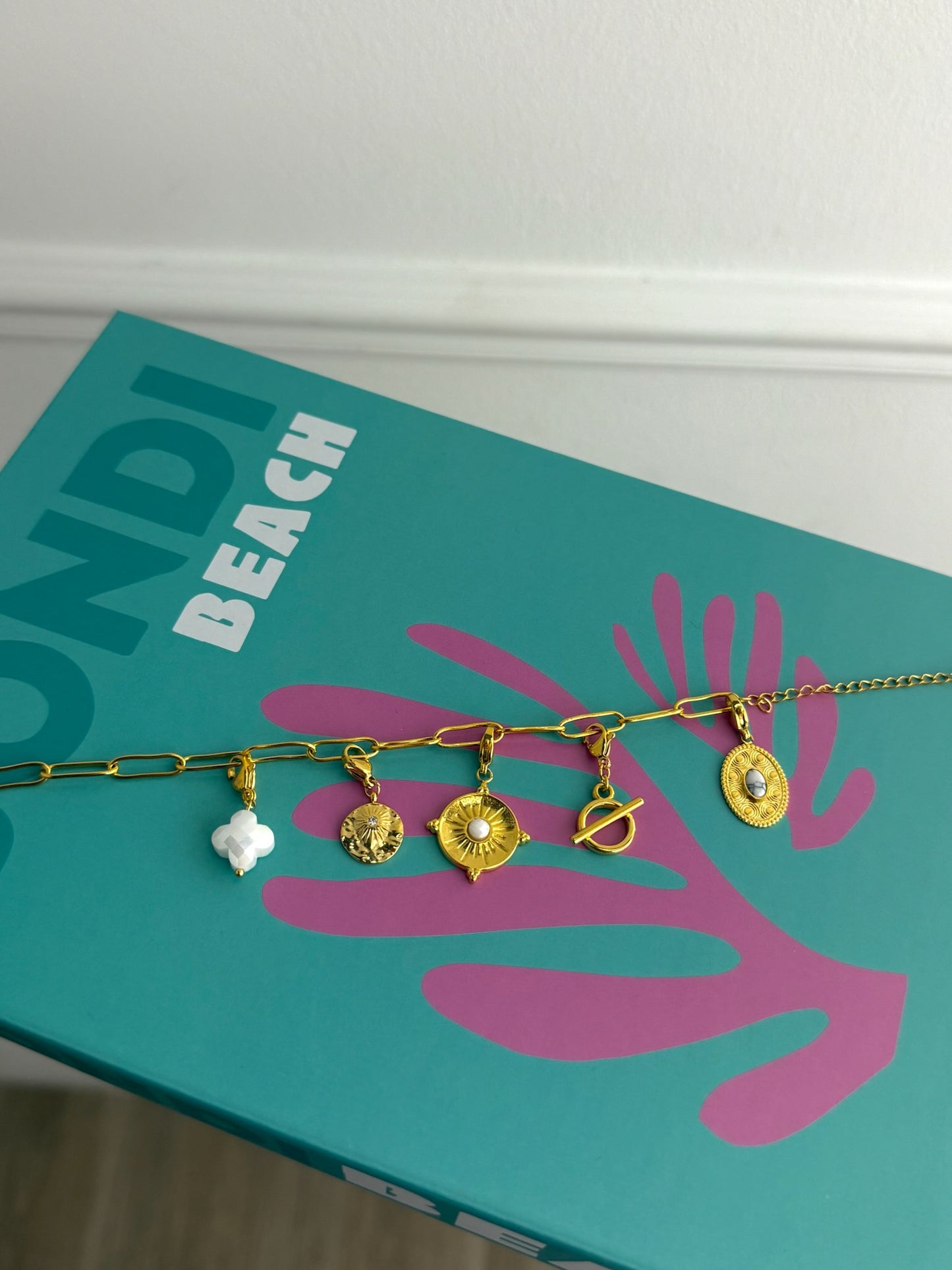 Bracelet chaîne a personnalisé en acier inoxydable