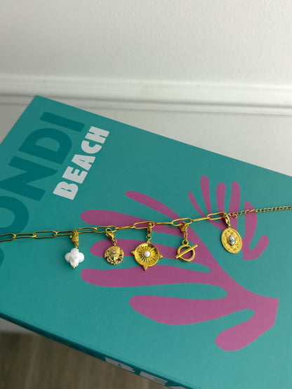 Bracelet chaîne a personnalisé en acier inoxydable