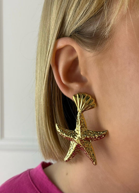 Boucles d’oreilles Pacifique en acier inoxydable
